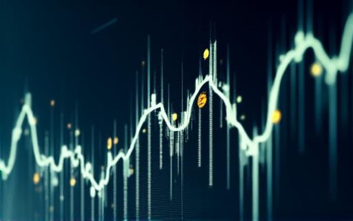 Global currency symbols overlaid on a forex price chart.
